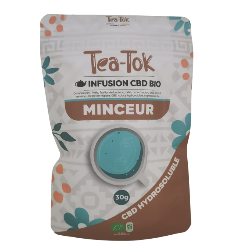 infusion TEA-TOK MINCEUR au CBD hydrosoluble 30g 