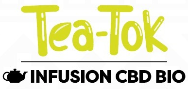 Gamme infusions TEA-TOK au CBD hydrosoluble 30g  fabriquée en France